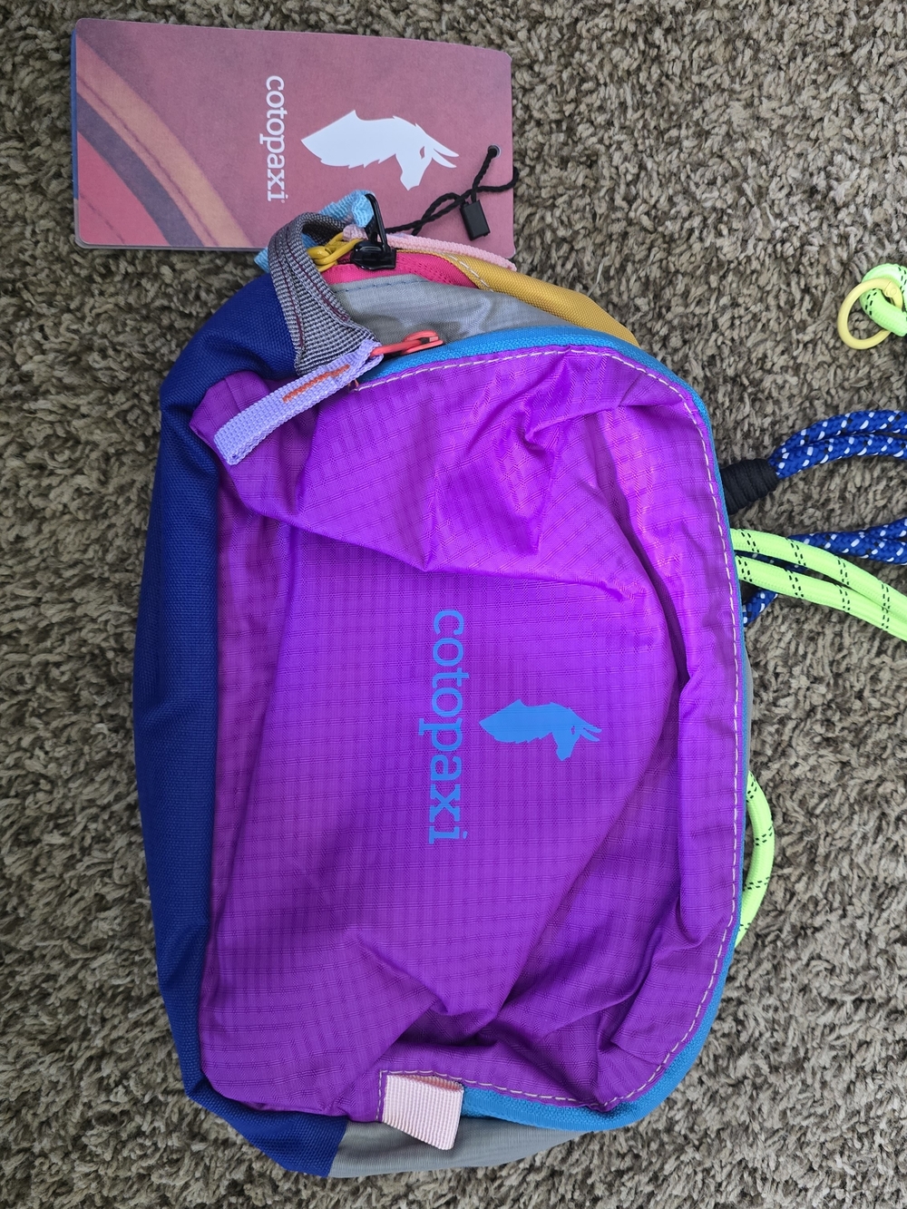 Cotopaxi Nido 3 Bright Purple Multi-Color Hip Pack